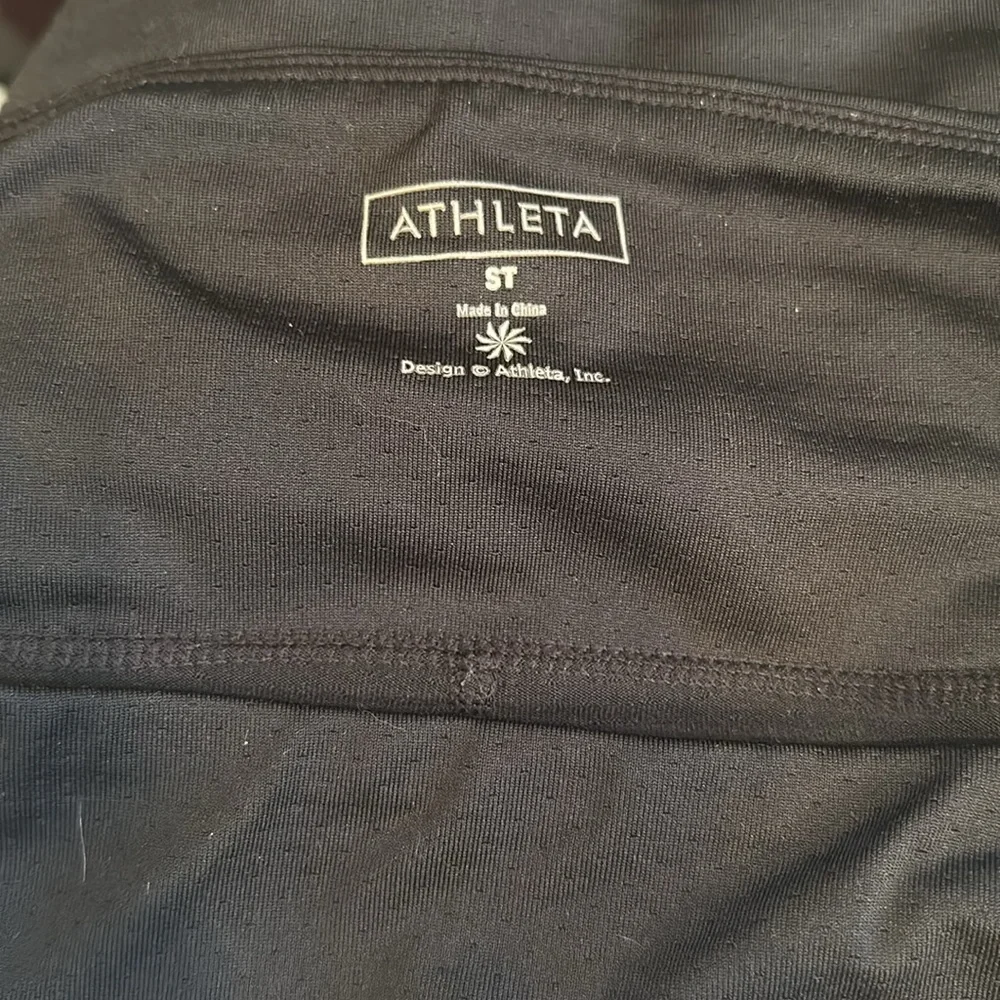 Athleta ST Black Reflective Decal Skort EUC - Picture 3 of 6